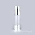 Wholesale manufacturers airless bottle 50ml airless cosmetic bottles with silver cap